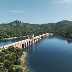 bridge over the river