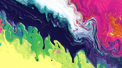Colorful Abstract Swirls A Vibrant Fusion of Colors and Artistic Texture