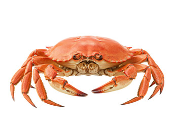 Isolated cooked crab sea animal offering delicious seafood for gourmet food menus