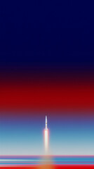 rocket launch illustration