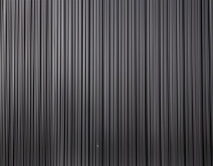 Obraz premium dark metal striped roof sheetgray corrugated fence background black vertical lines plastic siding realistic texture line industrial wall panel