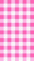 gingham aesthetic pink wallpaper background illustration	