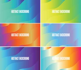 Modern abstract geometric background design with vibrant colors