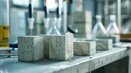 Sustainable Concrete Samples Made from Recycled Glass in Lab