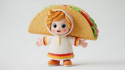 3d cartoon character sandwich costume