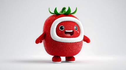 3d cartoon character tomato costume