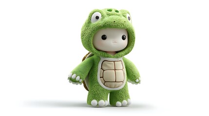 3d cartoon character turtle costume