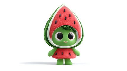 3d cartoon character watermelon costume