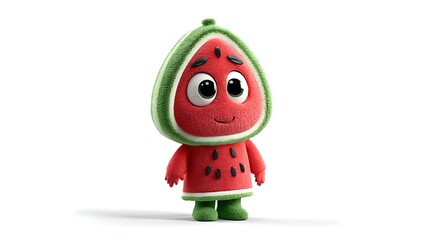 3d cartoon character watermelon costume