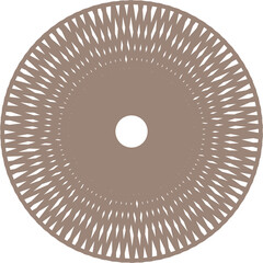 circular saw isolated on white background