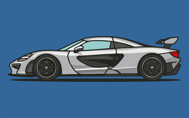 Luxury premium realistic sedan coupe sport colour dark elegant new 3d car urban lifestyle business work modern art design vector template isolated background