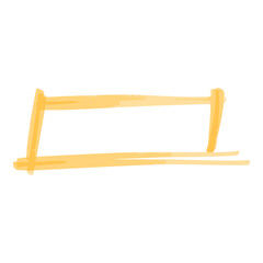 Highlighter Rectangle Frame Doodle Illustration