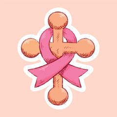 breast cancer awareness cross