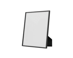 Blank black frame mockup isolated display