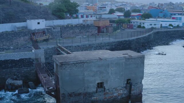 Praia, Cap-Vert, Afrique au drone