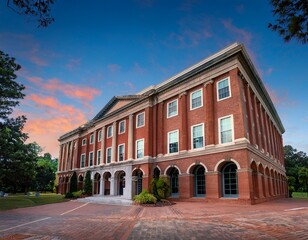 Fototapeta premium graniteville company building in augusta georgia