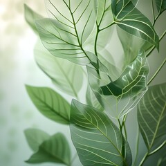 green leaf background