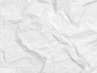 Obraz premium Abstract crumpled white paper texture creates a versatile and modern background option