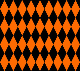 black and orange diamond background