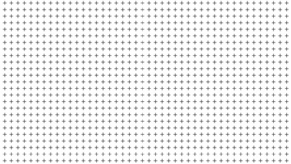 Grid of plus signs on a white background.