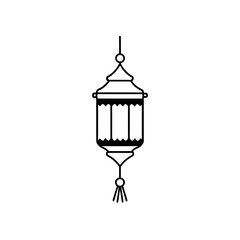 Hanging decorative ramadan lamp