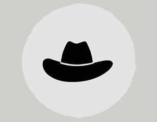 Cowboy Face Vector Image. Cowboy Silhouette Vector Images