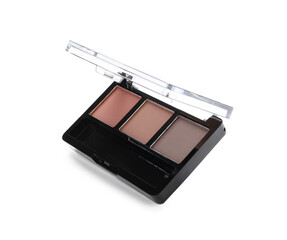 One beautiful eyebrow palette isolated on white