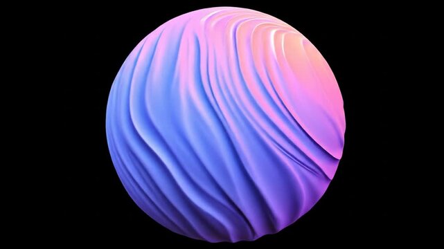 Abstract colorful sphere