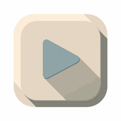 Sleek Play Button Icon Design