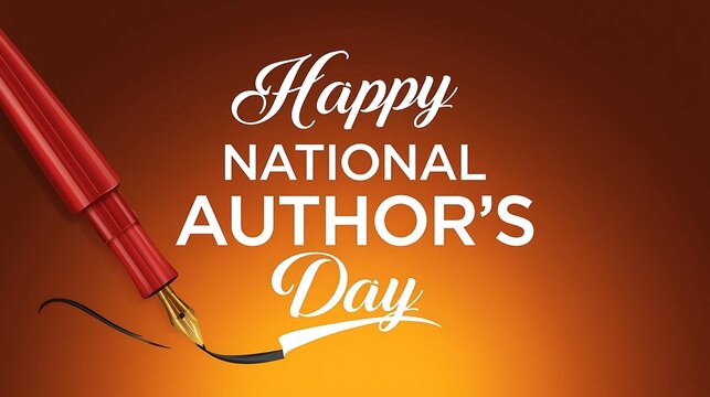 Happy National Author’s Day with Fountain Pen - Powered by Adobe
