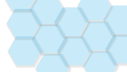 Blue hexagon background abstract geometric pattern texture wallpaper design