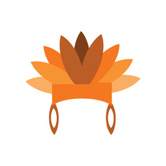 Native American Headdress Thanksgiving Symbol Icon