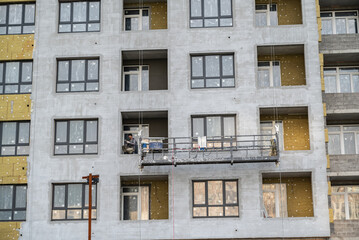 Construction of multi-apartment residential buildings.
Construction of a house.