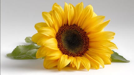 Obraz premium sunflower isolated on white background