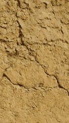 Inca ruins adobe wall close up.