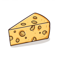 Cheese icon vector design for motion graphics