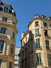 Historic Building Facade in Paris, France