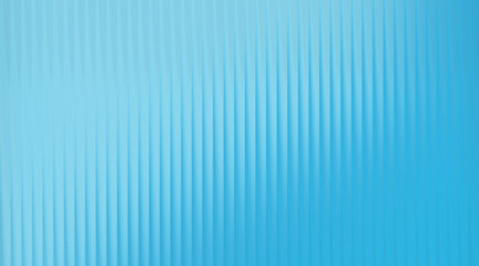 Obraz premium Abstract blue ribbed background with vertical lines and gradient