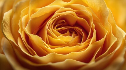 Vibrant yellow rose close-up perfect for nature and floral designs