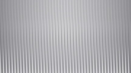 Obraz premium Abstract background with vertical corrugated lines in gray