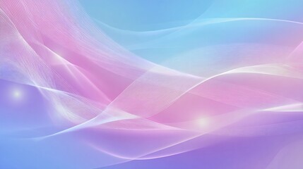 Elegant abstract backdrop with wavy, flowing lines in pastel hues