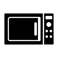 Fototapeta premium Illustration of a microwave oven, a common kitchen appliance used for heating and cooking food quickly