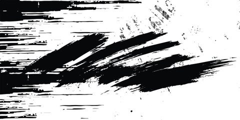 modern grunge texture black grunge brush stroke white background.