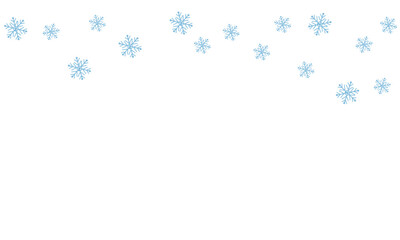 snowflakes on a white background