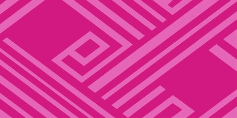 Seamless geometric chevron pattern vector illustration with abstract pink and purple line art backdrop