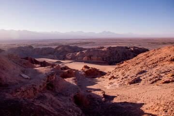 Huge Desert in San Pedro de Atacama in Chile
