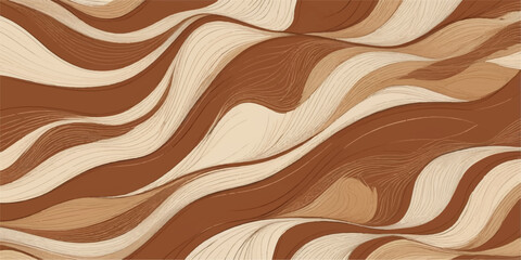Natural seamless brown wood grain texture pattern for wooden floor design backdrop