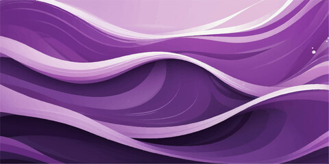 Abstract purple wave background with flowing curves and smooth texture
