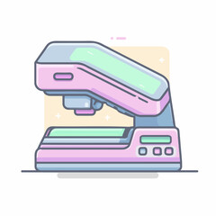 Minimalist Scanner Icon in Geometric Design