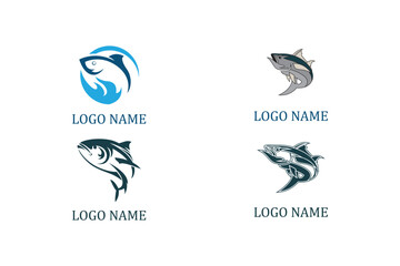 Traditional Koi Fish Logo – Japanese Inspired Aquatic Design